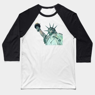 Statue of Liberty Baseball T-Shirt